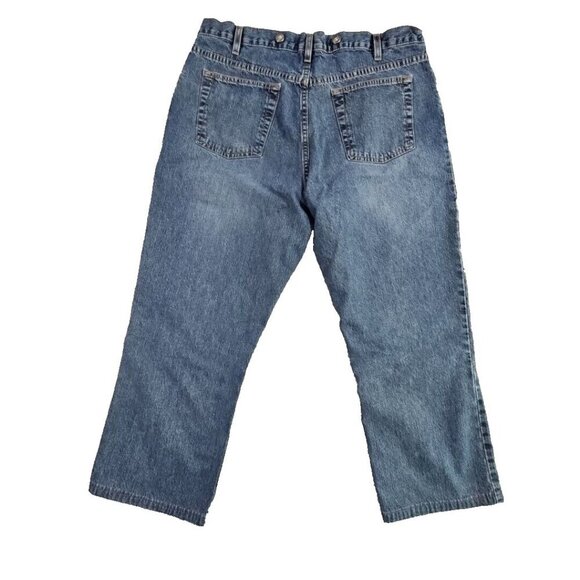 Urban Pipeline Jeans Men's W36xL30 Y2K Wide Leg Suspender Buttons Workwear - Picture 3 of 16
